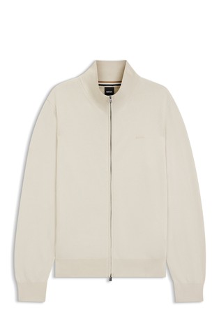 Pamučni kardigan s izvezenim logotipom