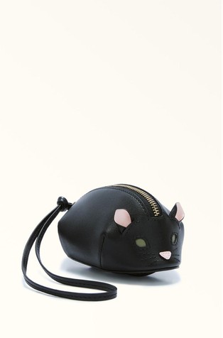 Mala kožna torbica u obliku mačke