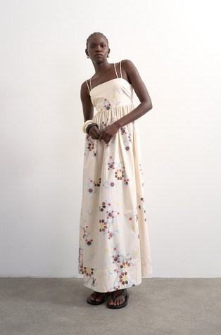 TSMIKA strappy back maxi dress