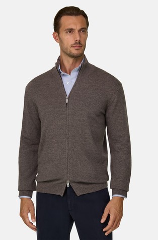 Kardigan od Cashwool® merino vune s meliranim uzorkom