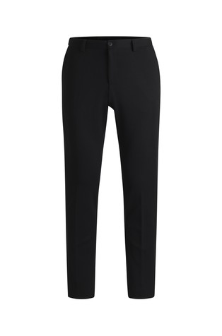 Slim-fit trousers in washable performance-textured jersey
