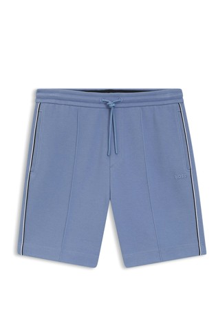 Kratke hlače od mješavine pamuka s kontrastnim obrubima