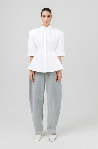 Izakova x lunilou Edisa shirt in poplin