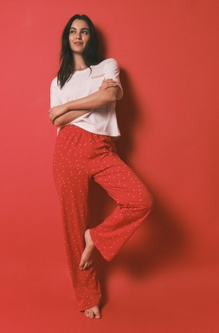 HI&BYE pamučna pidžama kratkih rukava