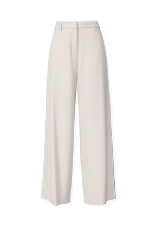 Tech wool hlače sa širokim nogavicama