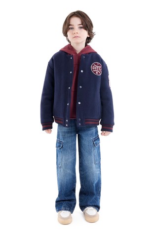 Cargo jeans hlače sa širokim nogavicama