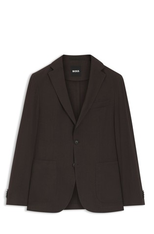 Slim fit sako od mješavine lana