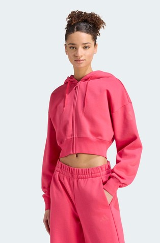Essentials Contemporary Cropped Ful-zip Hoodie