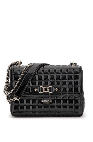 Nadira Quilted Patent Mini Crossbody