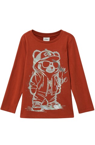 Majica dugih rukava sa silikonskim otiskom