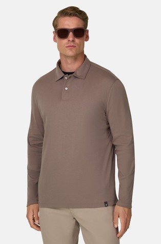 Polo majica dugih rukava od S-Cafè® jerseya