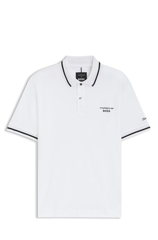 Porsche x BOSS polo shirt in cotton