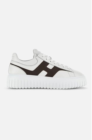 H-Stripe Leather Sneakers