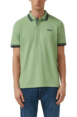 Piké polo majica s kontrastnim detaljima