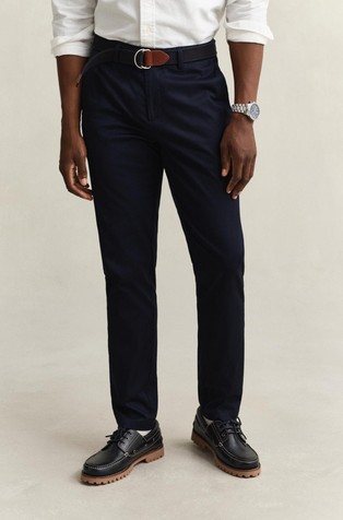 Slim fit chino hlače od rastezljivog pamuka
