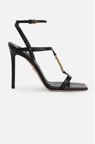 Kožne sandale s logo detaljem