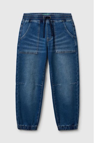 Jeans hlače s elastičnim strukom