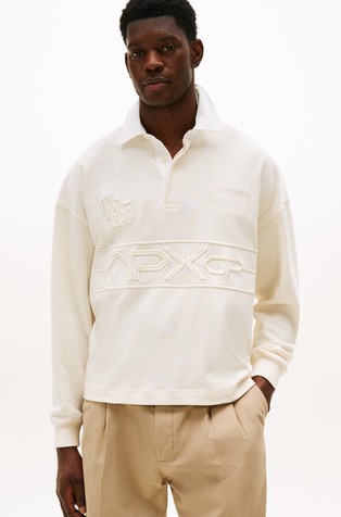 TH x F1 MOVIE relaxed fit rugby pulover