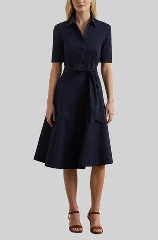 Košulja-haljina od mješavine pamuka