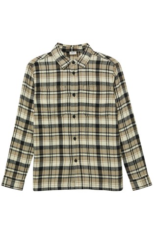 Regular fit flanelska košulja s kariranim uzorkom