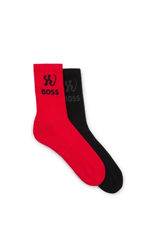 Paket od 2 para čarapa s umjetničkim logotipom