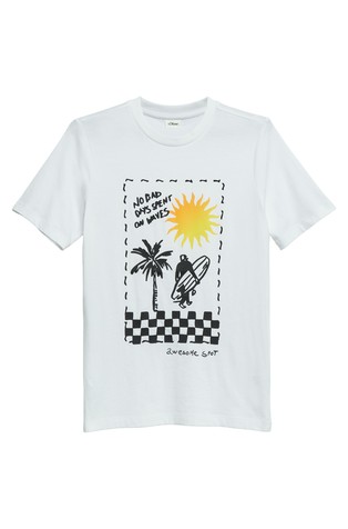 T-shirt with front print