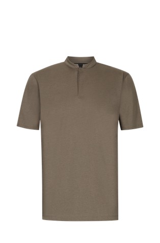 Polo majica s mandarin ovratnikom