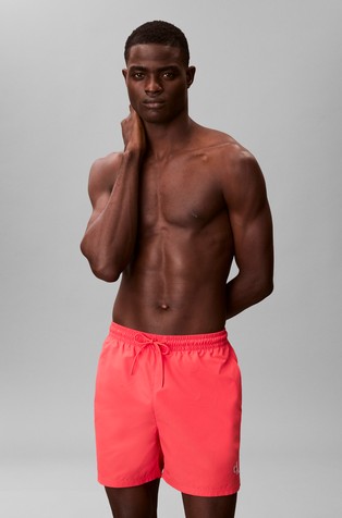 Medium Drawstring Swim Shorts - CK Monogram