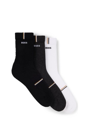 Paket od 3 para niskih čarapa s logo detaljima