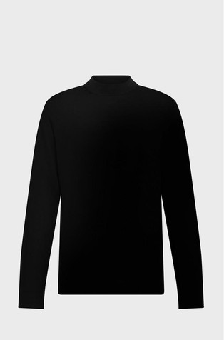 Fino pleten vuneni pulover s povišenim ovratnikom