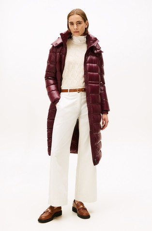 Duga vodoodbojna jakna punjena paperjem