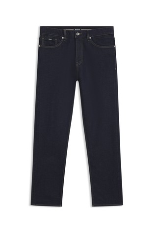 Straight fit jeans hlače od rastezljivog denima