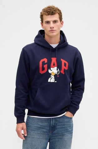 Snoopy Gap logo muški hoodie
