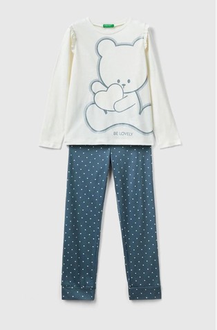 Pidžama dugih rukava od mješavine pamuka