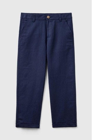 Relaxed fit hlače od mješavine lana