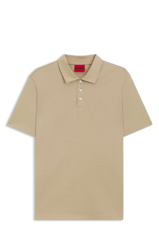 Slim fit polo majica od merceriziranog pamuka