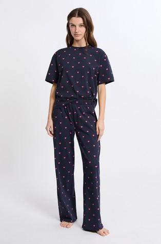 Malo pamučna pidžama kratkih rukava u poklon kutiji