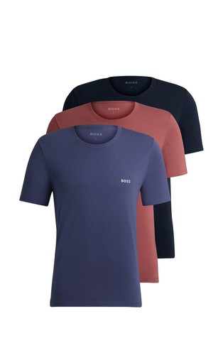 Paket od 3 pamučne potkošulje s logotipom