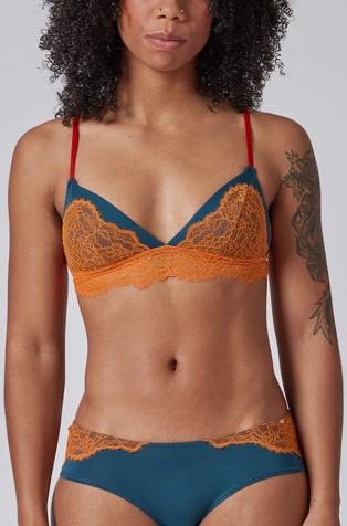 Every day in bamboo colorblock removeable pads bra