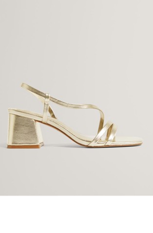 Kožne sandale s petom