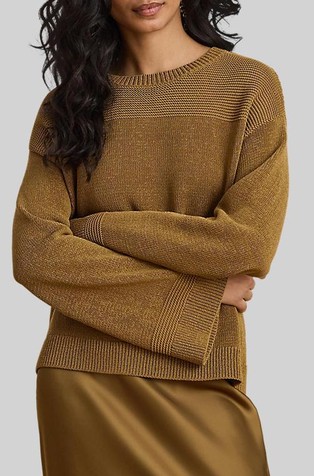 Cotton-blend Relaxed Sweater