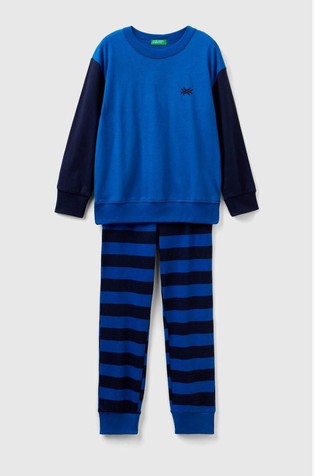 Pamučna pidžama dugih rukava