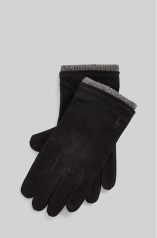 Kožne rukavice s vunenim rubom