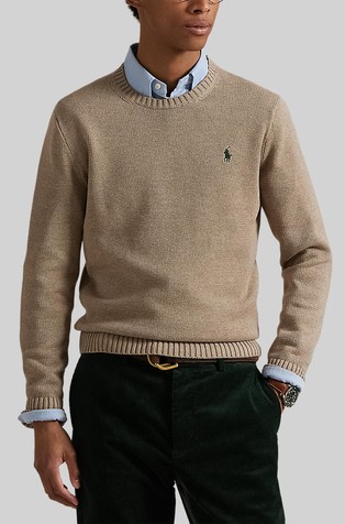 Pleten pamučni pulover