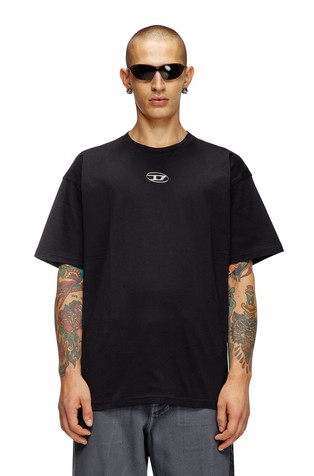 Relaxed fit majica kratkih rukava s ovalnim D-logotipom