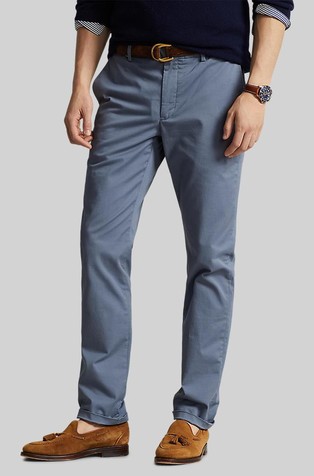 Slim fit rastezljive chino hlače