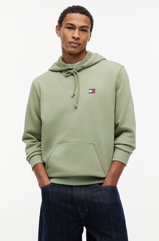 Badge Brushed Fleece Hoody