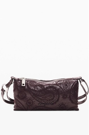 Mini torbica s izvezenim paisley uzorkom