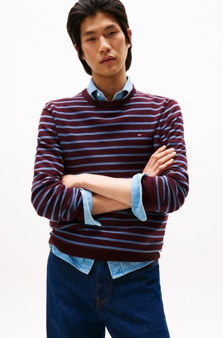 Pleten pamučni pulover