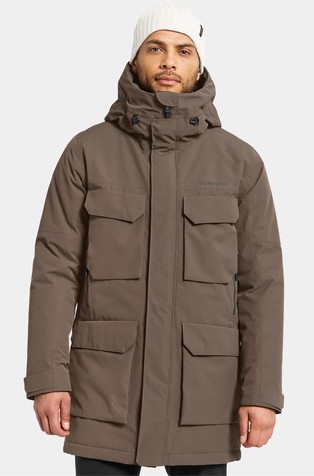 Drew vodootporna podstavljena parka s kapuljačom